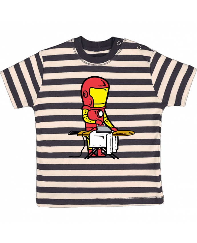T-shirt baby with stripes Laundry shop by flyingmouse365