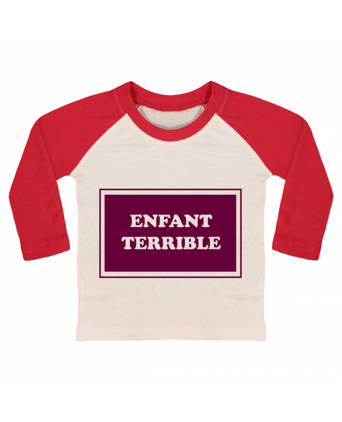 T-shirt baby Baseball long sleeve Enfant terrible by tunetoo