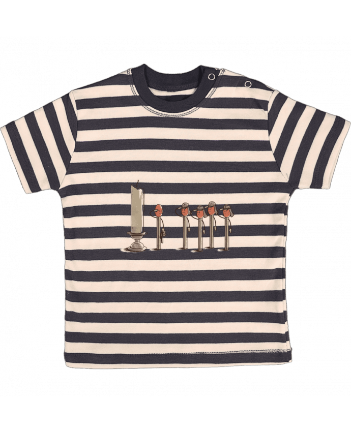 T-shirt baby with stripes Sacrifice by flyingmouse365