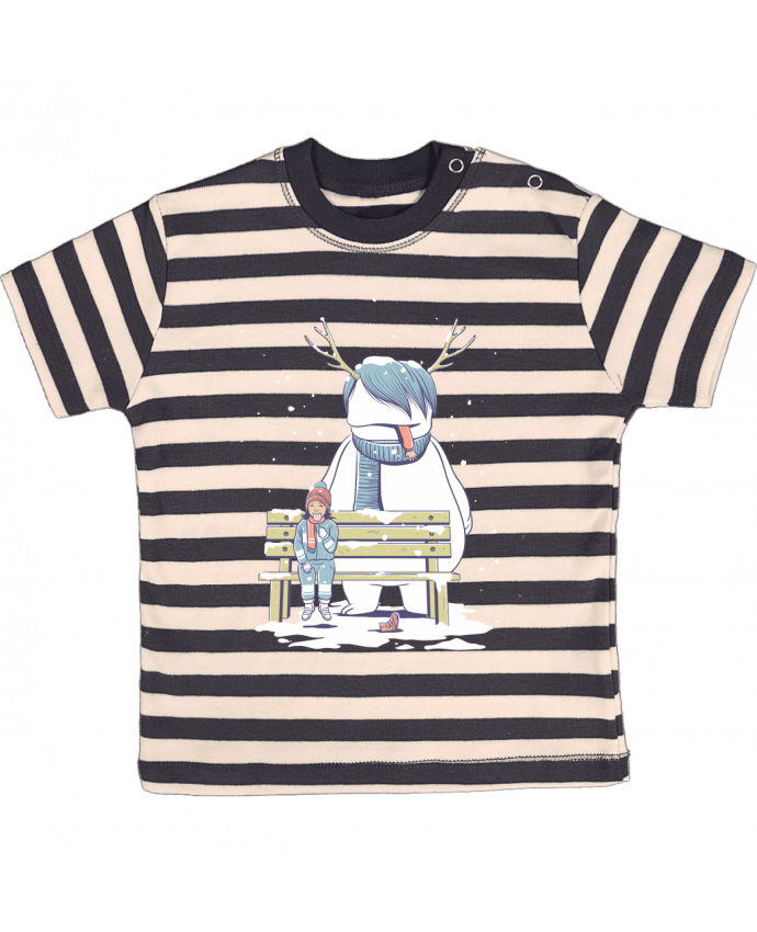 T-shirt baby with stripes Yummy by flyingmouse365