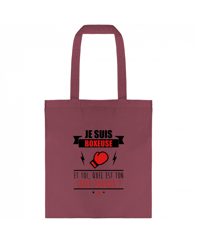 Tote-bag Je suis boxeuse et toi, quel est ton super-pouvoir ? par Benichan