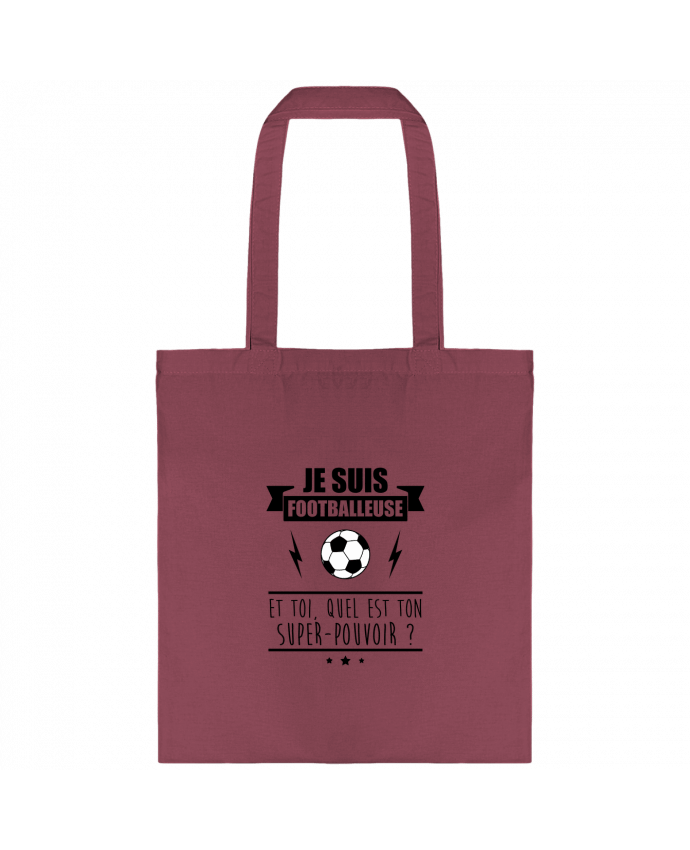 Tote-bag Je suis footballeuse et toi, quel est ton super-pouvoir ? par Benichan