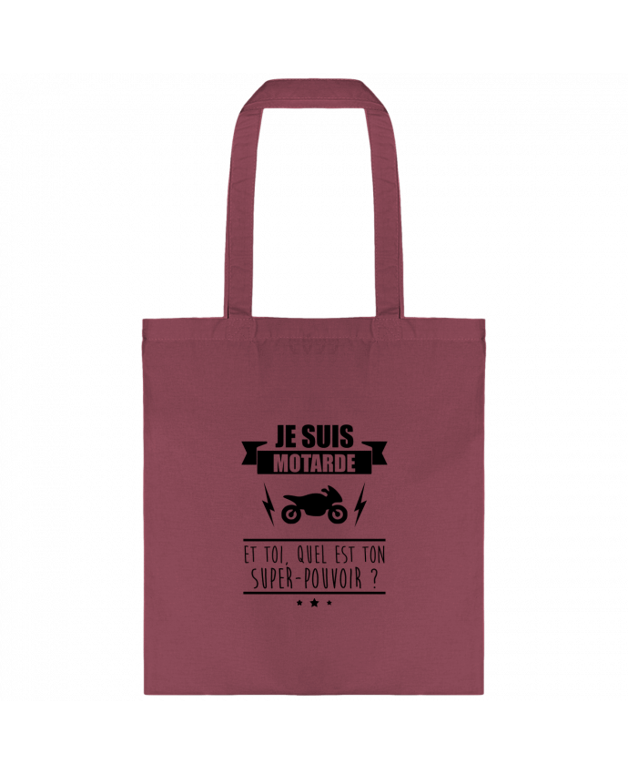 Tote-bag Je suis motarde et toi, quel est ton super-pouvoir ? par Benichan
