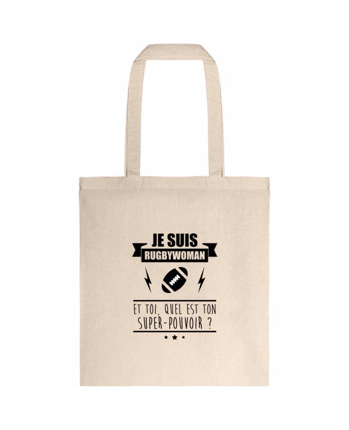 Tote-bag Je suis rugbywoman et toi, quel est ton super-pouvoir ? par Benichan