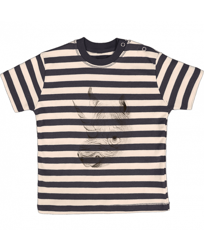 T-shirt baby with stripes Rhinoplasty by Florent Bodart
