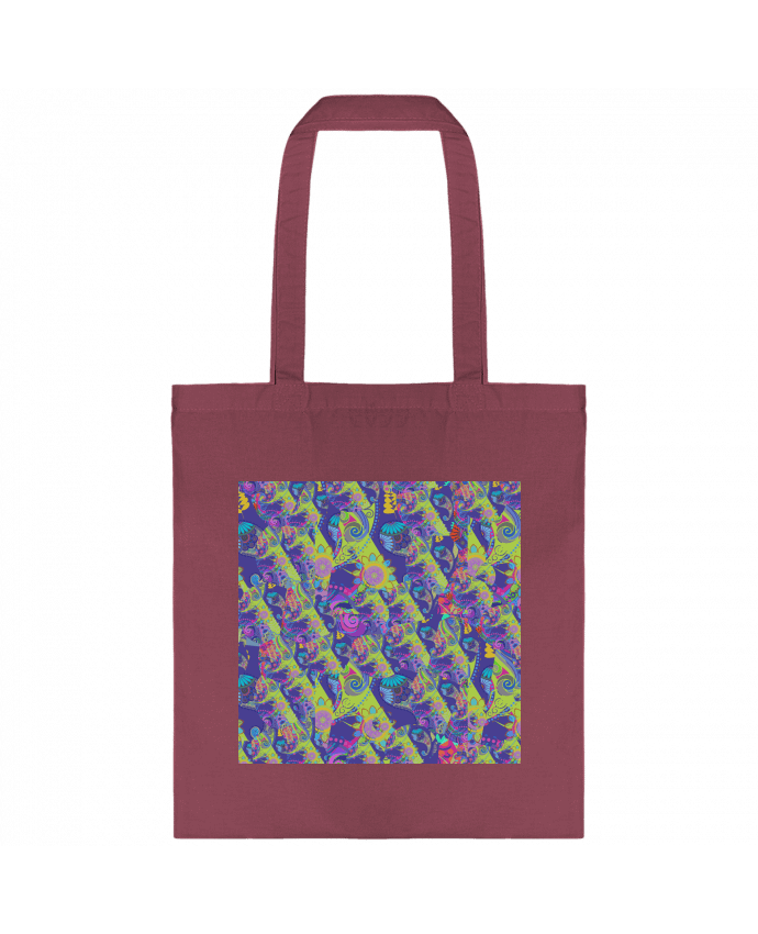 Tote Bag cotton Paisley Mix 6 by L'Homme Sandwich