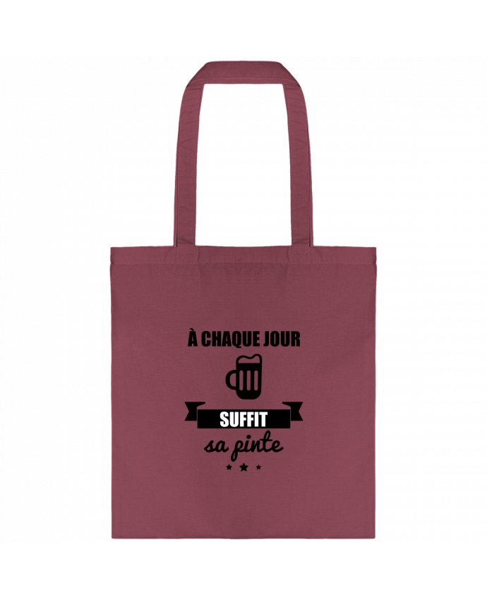 Tote-bag À chaque jour suffit sa pinte, bière, apéro, alcool par Benichan