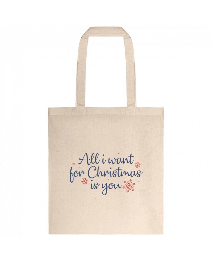 Tote Bag cotton All i want for christmas is you by Nana