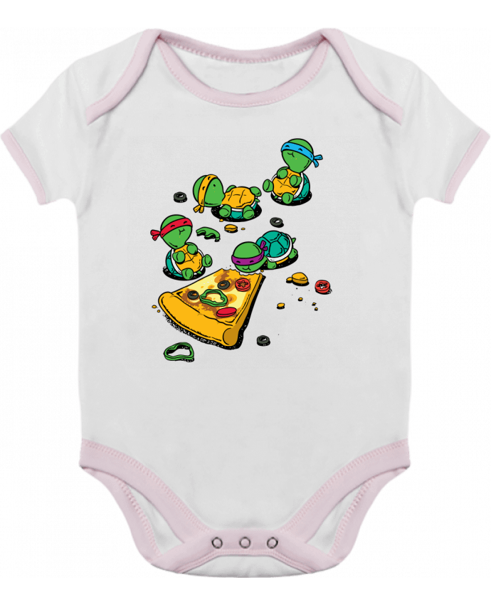 Baby Body Contrast Pizza lover by flyingmouse365