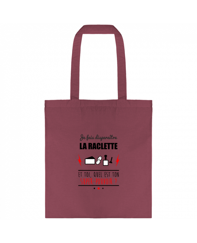 Tote-bag Je fais disparaître la raclette et toi, quel est ton super-pouvoir ? par Benichan