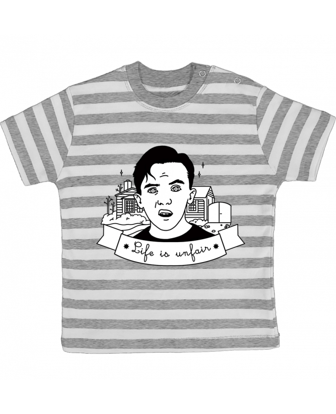 Camiseta Bebé a Rayas Malcolm in the middle por tattooanshort