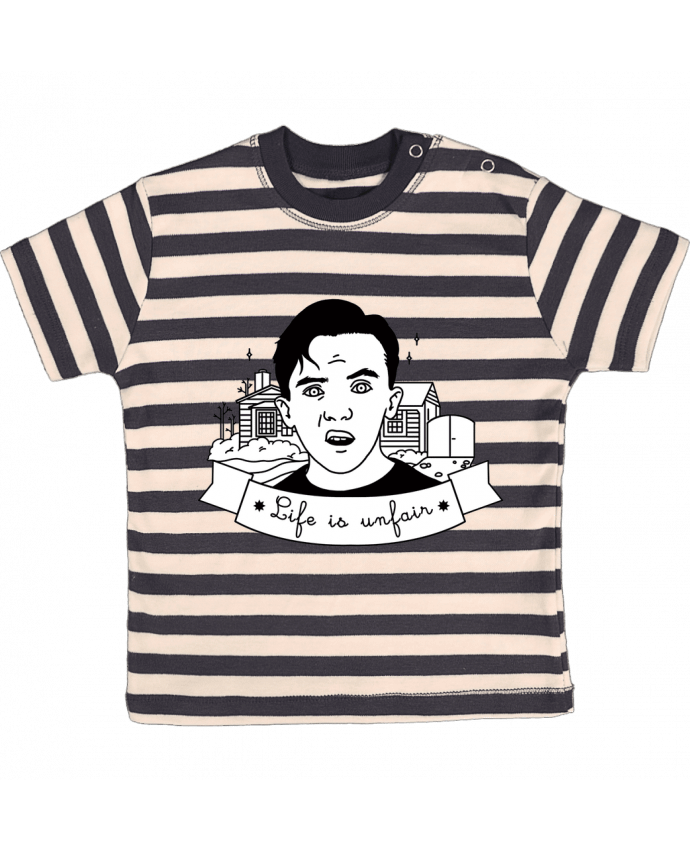 T-shirt baby with stripes Malcolm in the middle by tattooanshort