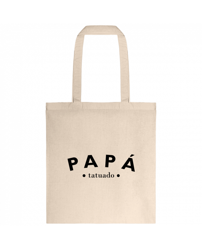 Tote-bag Papá tatuado par tunetoo