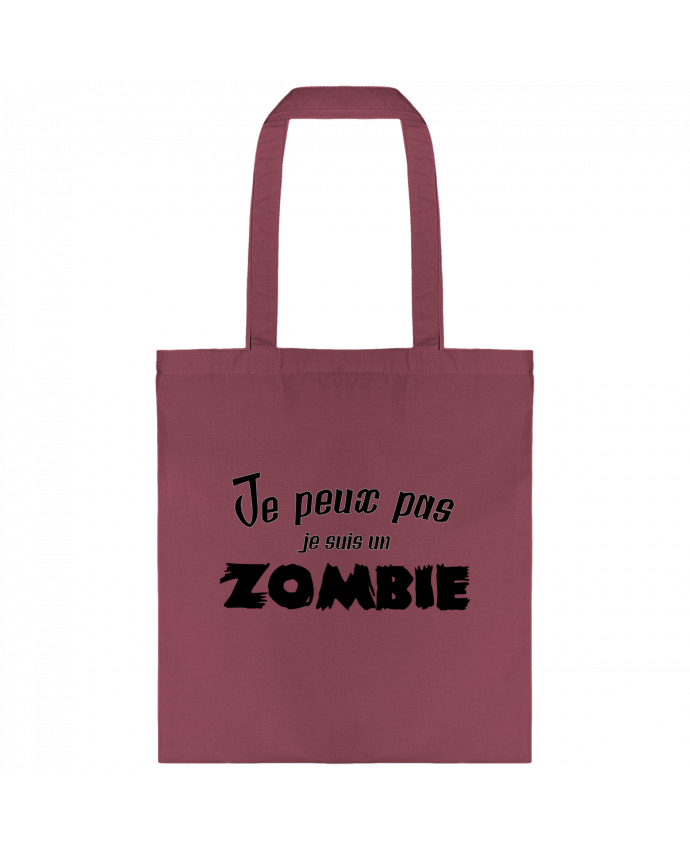 Tote-bag Je peux pas je suis un Zombie par L'Homme Sandwich