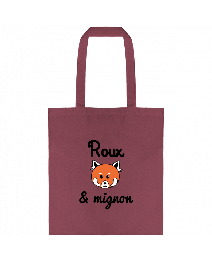 Tote-bag Roux & Mignon, Panda roux par Benichan
