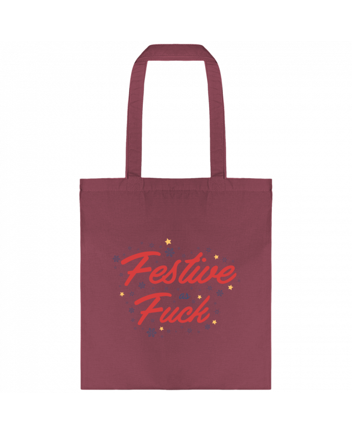Tote-bag Christmas - Festive as fuck par tunetoo