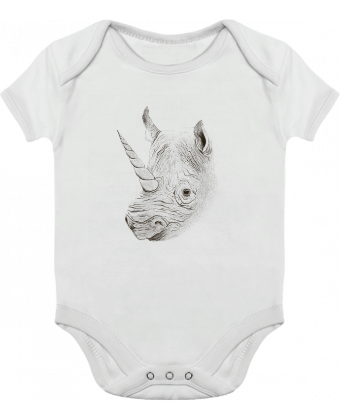 Body bébé manches contrastées Rhinoplasty par Florent Bodart