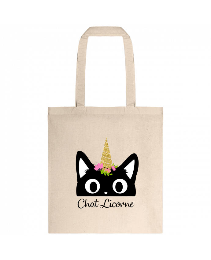 Tote-bag Chat Licorne par Nana