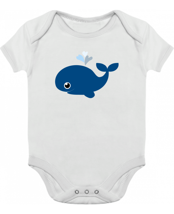 Baby Body Contrast Baleine coeur by WBang