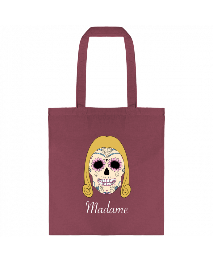 Tote-bag Calavera Madame par Mx ARTificiel