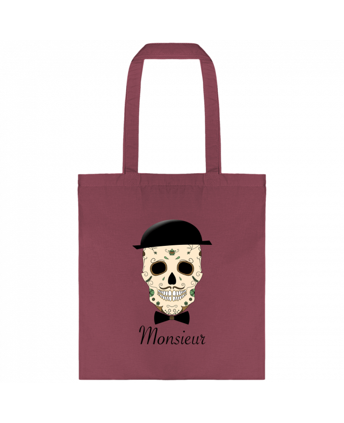 Tote-bag Calavera Monsieur par Mx ARTificiel