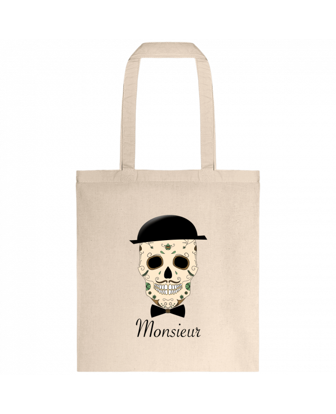 Tote-bag Calavera Monsieur par Mx ARTificiel