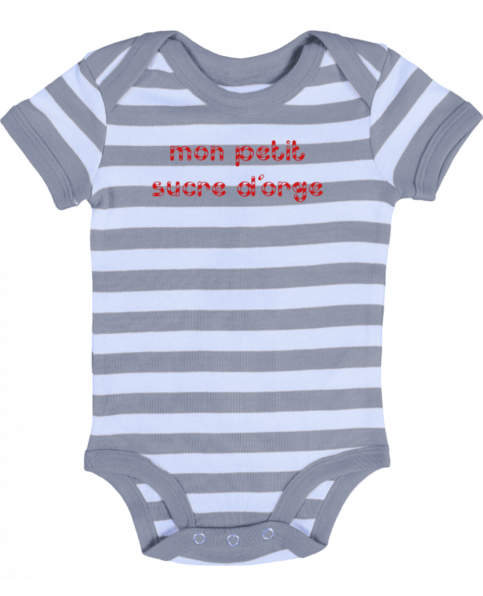 Baby Body striped Mon petit sucre d'orge - tunetoo