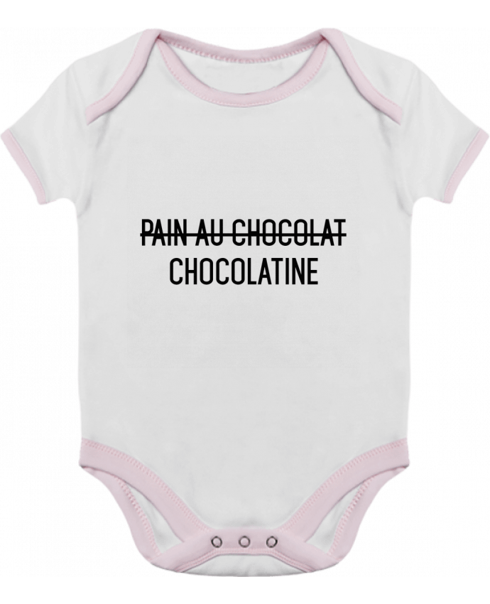 Body Bebé Contraste Chocolatine por tunetoo