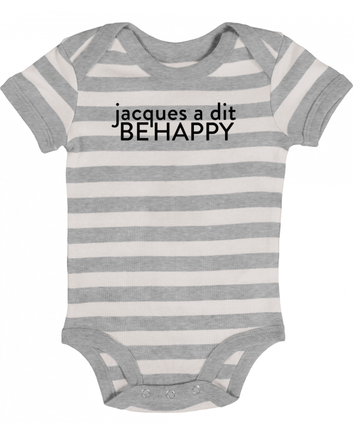 Baby Body striped Be Happy - tunetoo