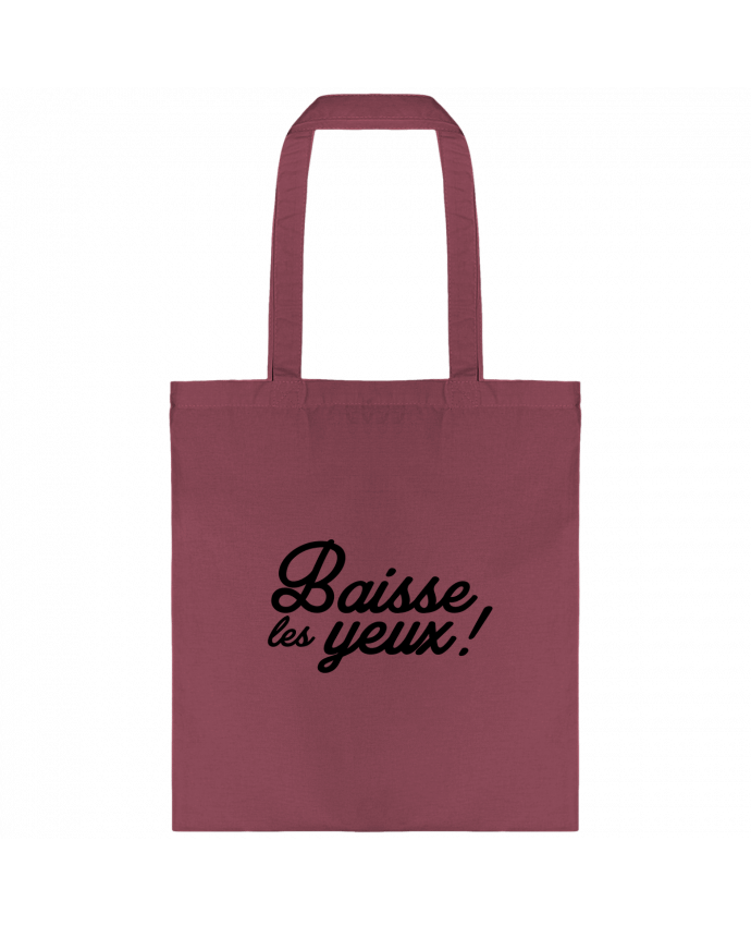 Tote-bag Baisse les yeux ! par Nana
