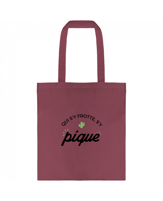 Bolsa de Tela de Algodón Qui s'y frotte d'y pique por Nana