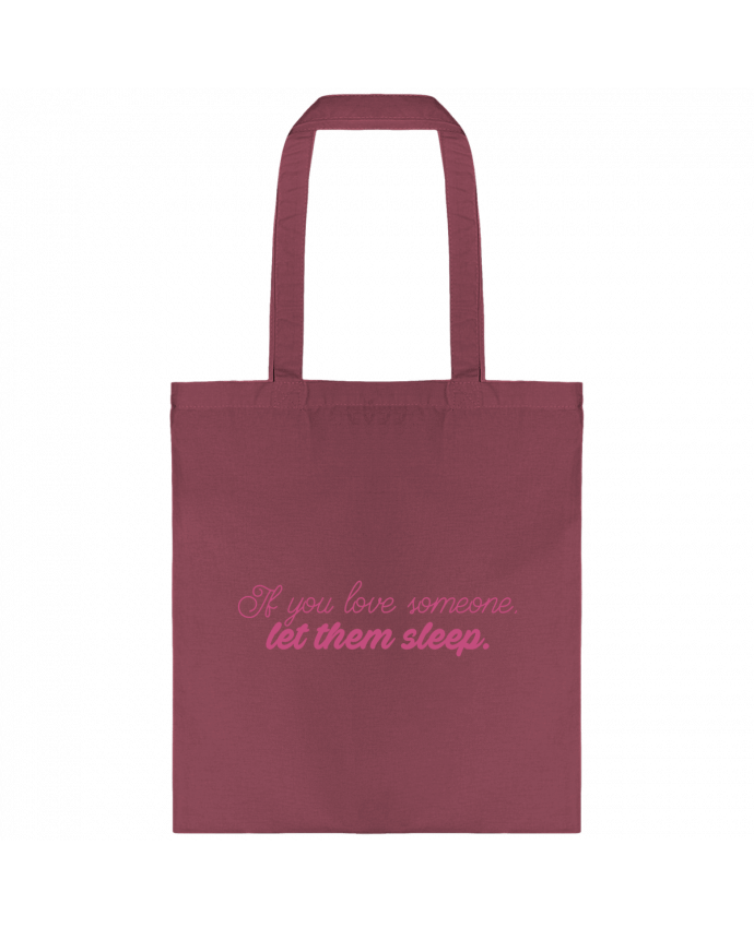Tote-bag If you love someone, let them sleep par tunetoo