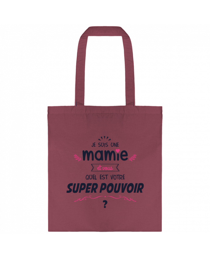 Tote-bag Mamie et vous, quel est votre super-pouvoir ? par tunetoo
