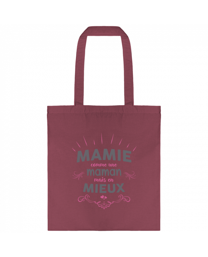 Bolsa de Tela de Algodón Mamie comme une maman mais en mieux por tunetoo
