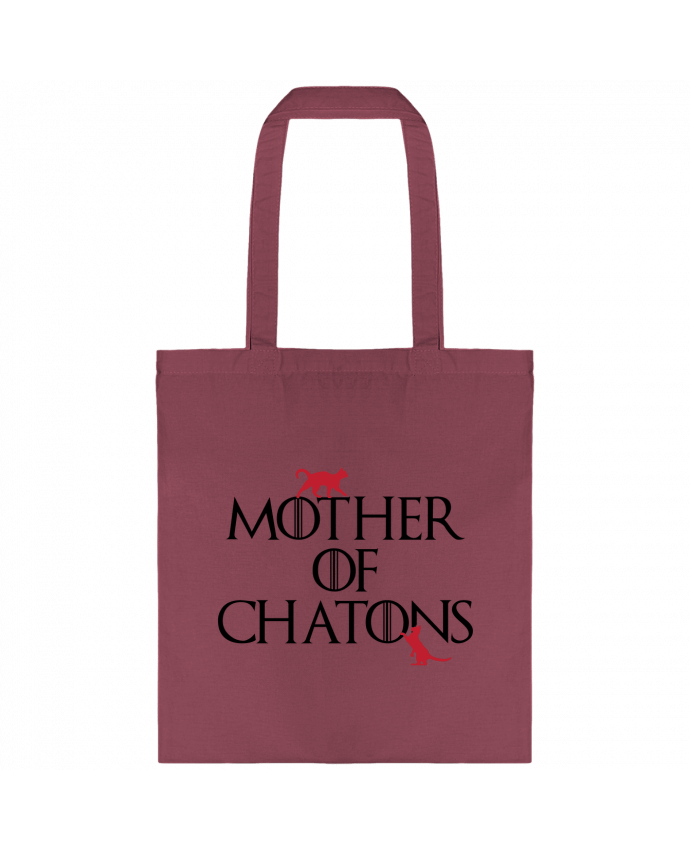 Tote Bag cotton Mother of chatons by tunetoo