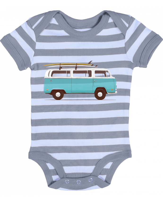 Body Bébé Rayé Blue van - Florent Bodart