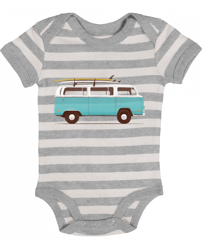 Baby Body striped Blue van - Florent Bodart