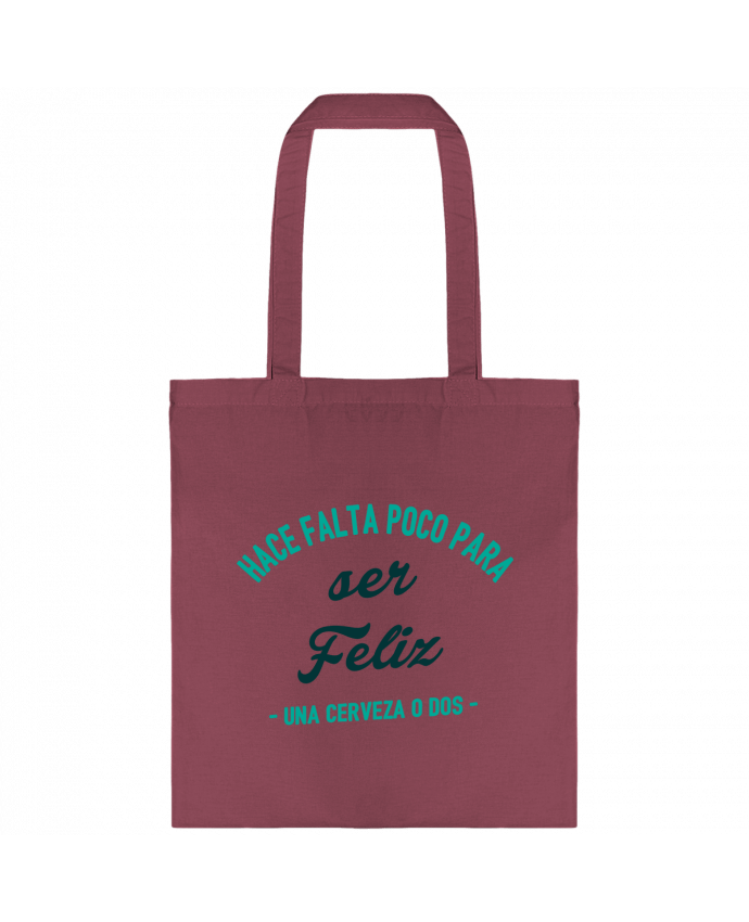 Bolsa de Tela de Algodón Hace falta poco pora ser feliz por tunetoo