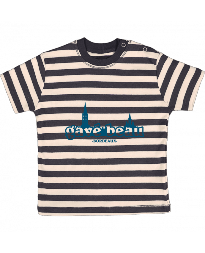 T-shirt baby with stripes Gavé beau by tunetoo