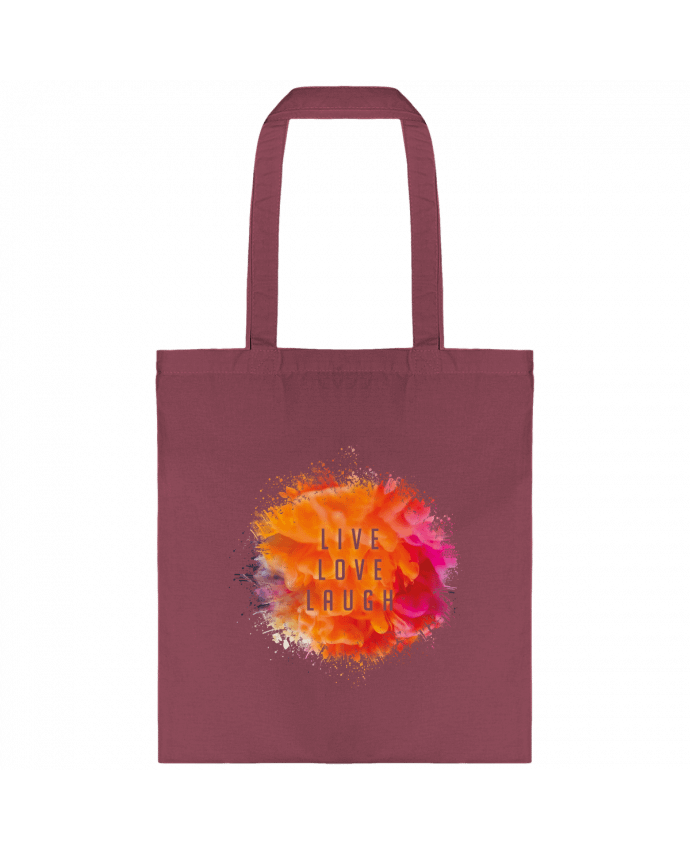Tote-bag Live Love Laugh par Sonia Diao