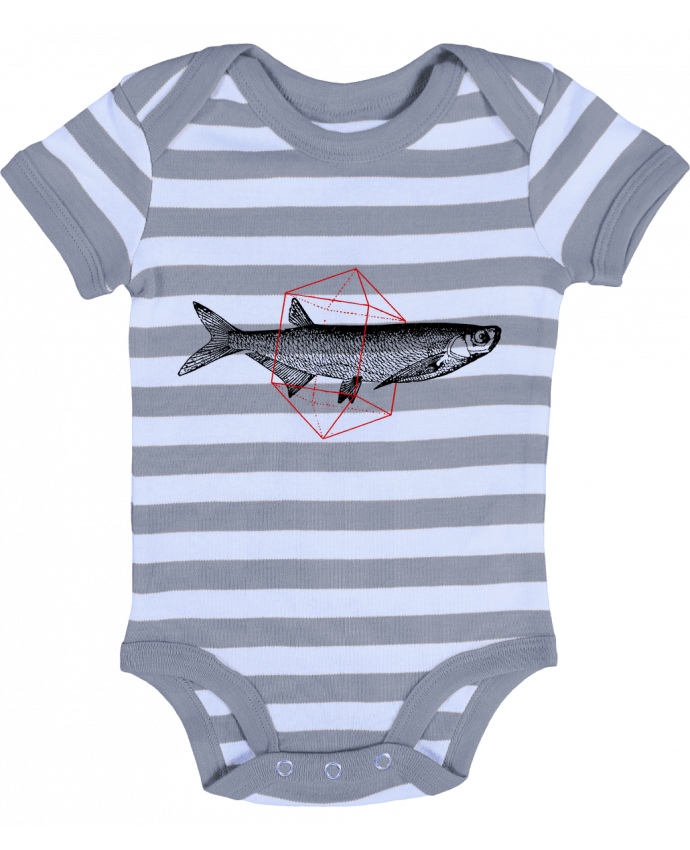 Baby Body striped Fish in geometrics - Florent Bodart