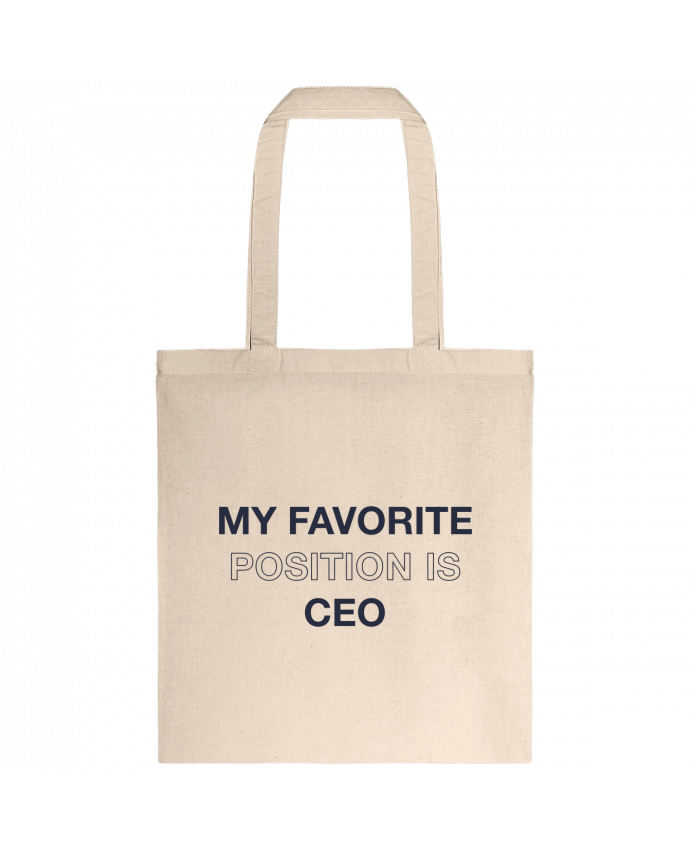 Tote-bag My favorite position is CEO par tunetoo