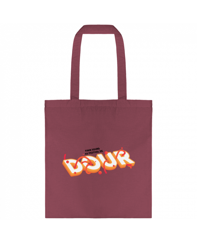 Tote-bag Finir sourd au festival de DOUR par tunetoo