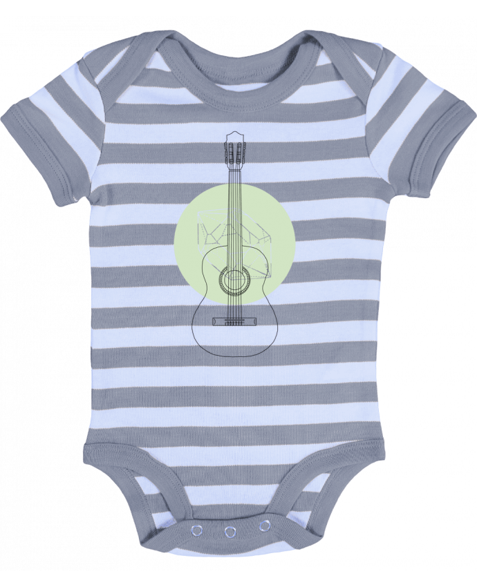 Baby Body striped Guitar - Florent Bodart