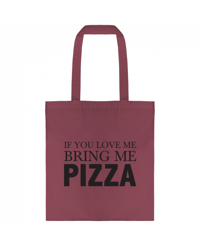 Tote-bag Bring me pizza par tunetoo