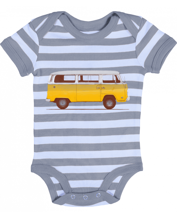 Baby Body striped Yellow Van - Florent Bodart