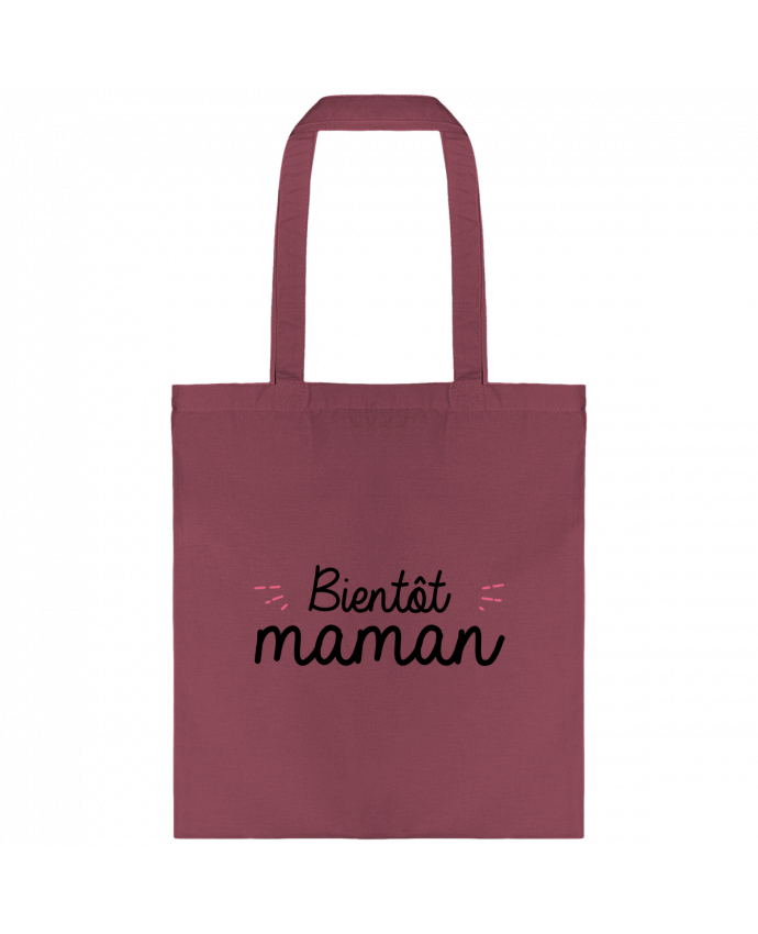 Tote Bag cotton Bientôt maman by Nana