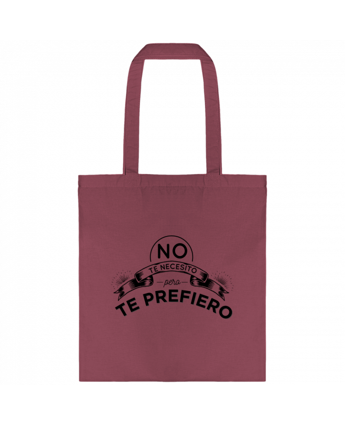 Tote-bag No te necesito amor par Pascualina 