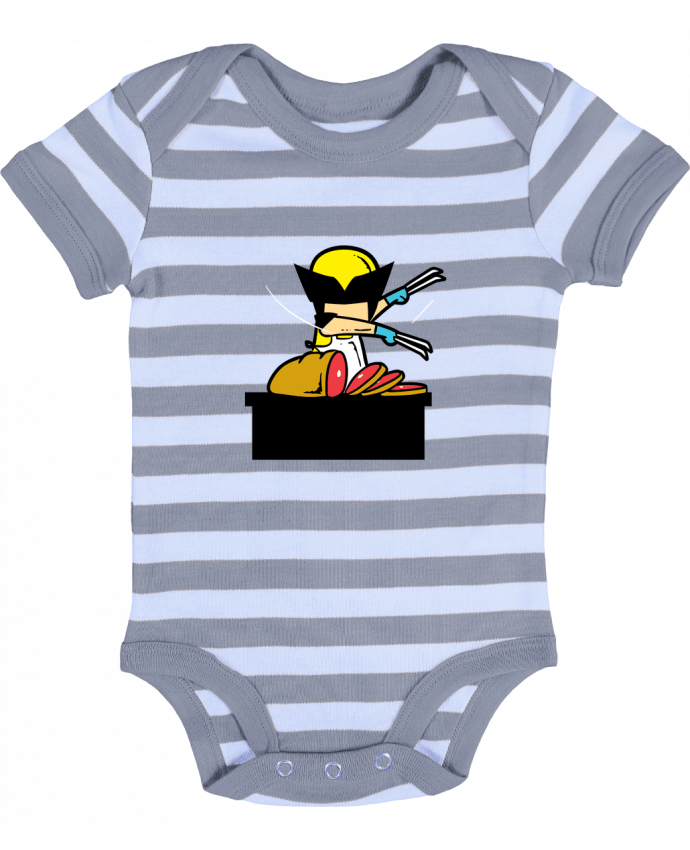 Baby Body striped Meat Shop - flyingmouse365