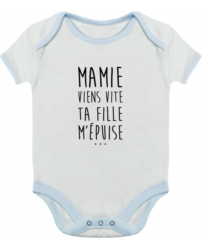 Baby Body Contrast Mamie viens vite ta fille m'épuise by tunetoo